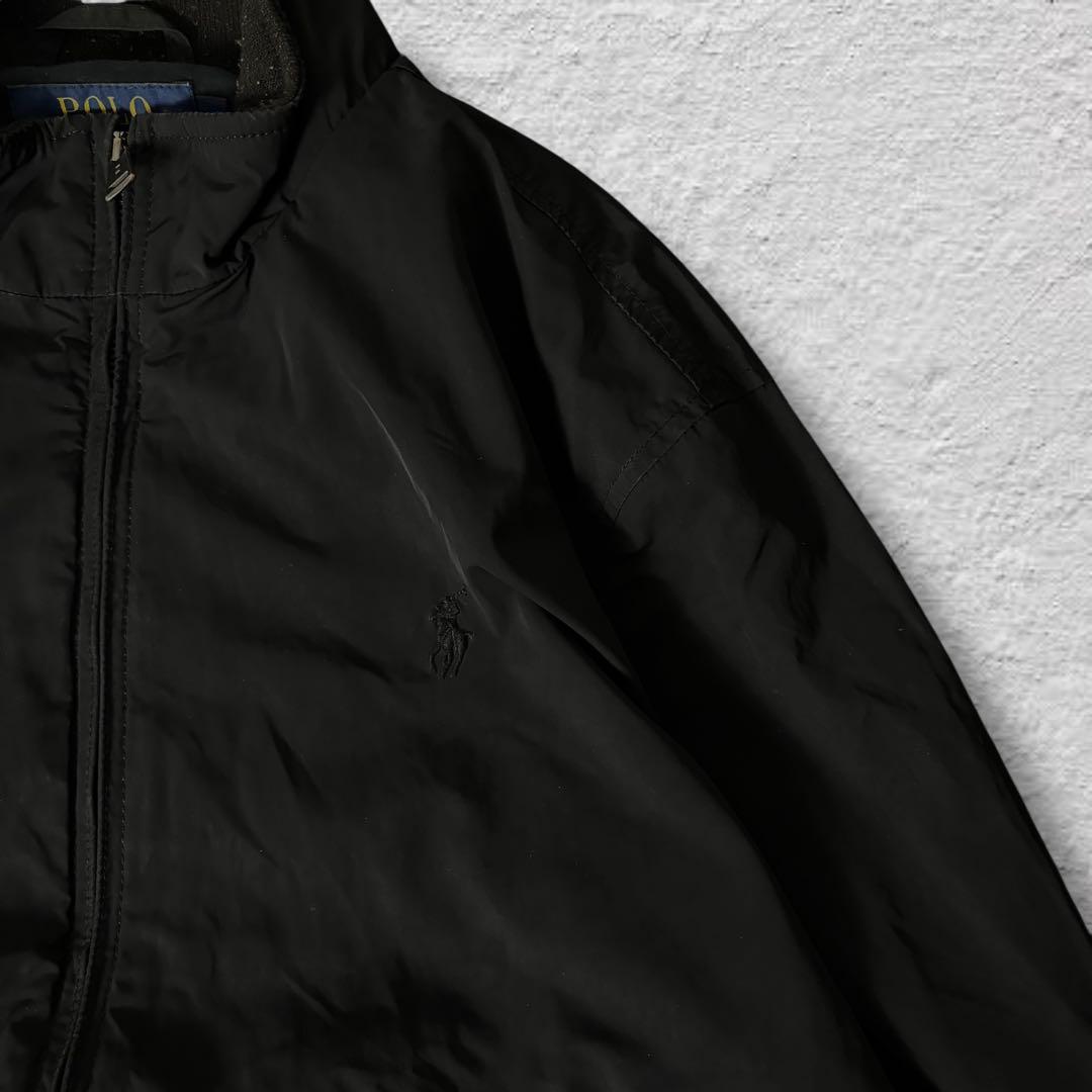 ttラルフローレンドリズラージャケットスイングトップブラックポニー古着