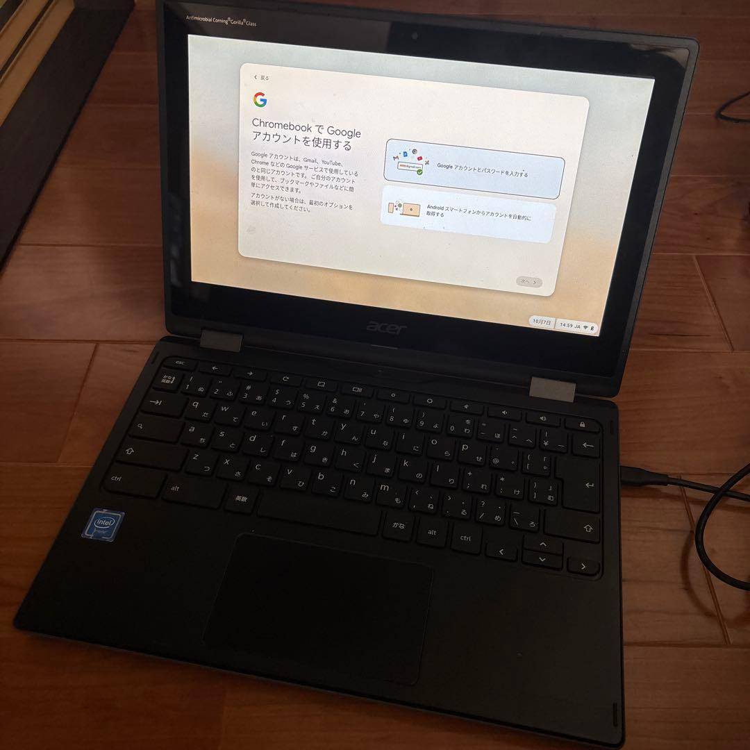 美品　Acer Chromebook 本体 Spin511日本語キーボード