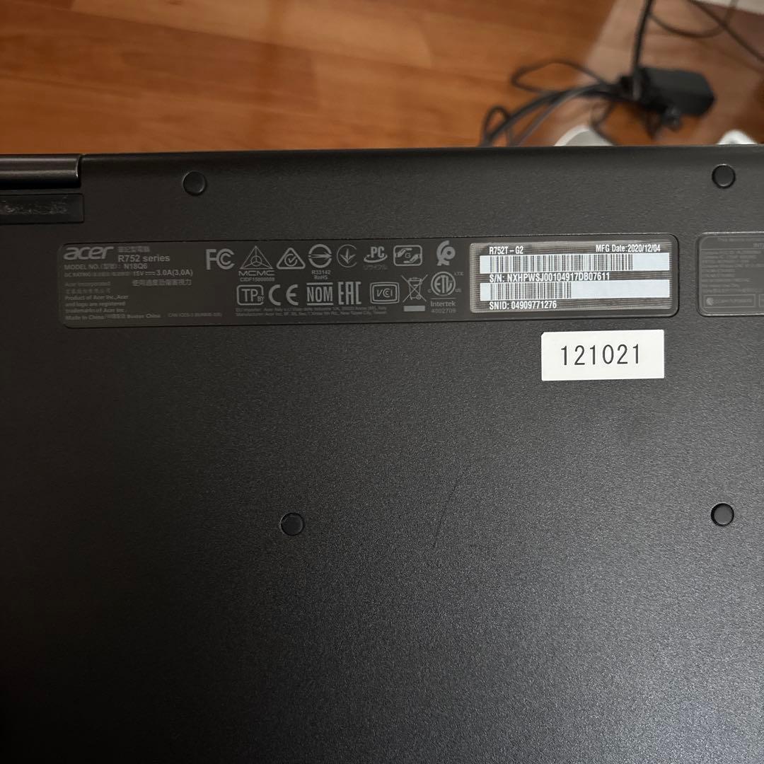 美品　Acer Chromebook 本体 Spin511日本語キーボード