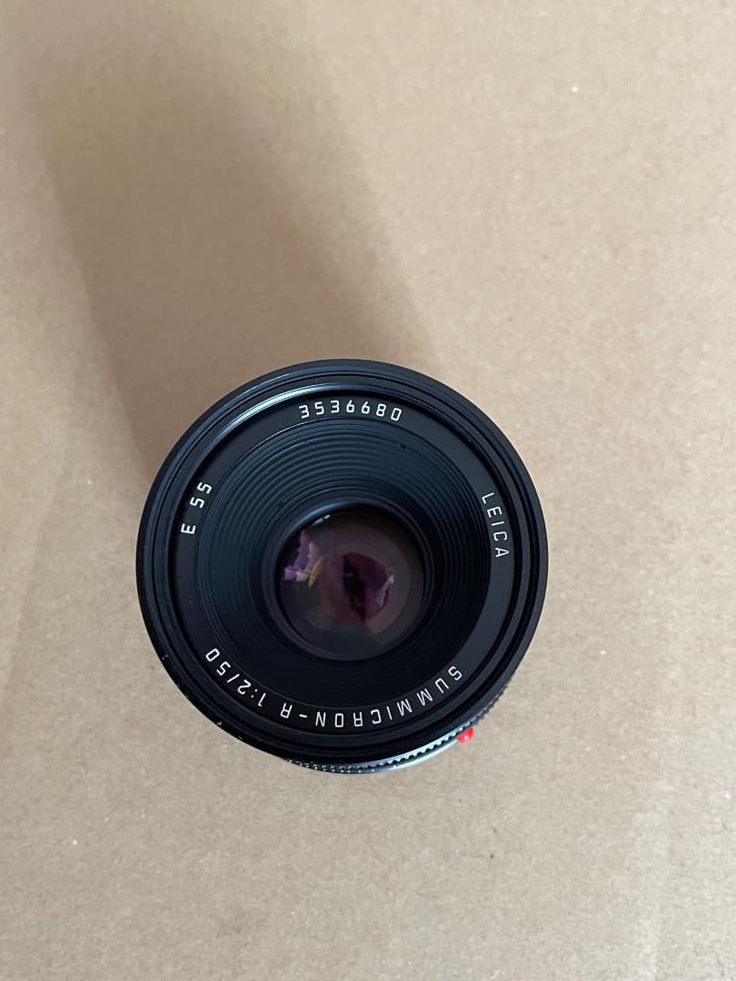 Leica ズミクロンR50mm F2 フード組込（R-only）※元箱付き