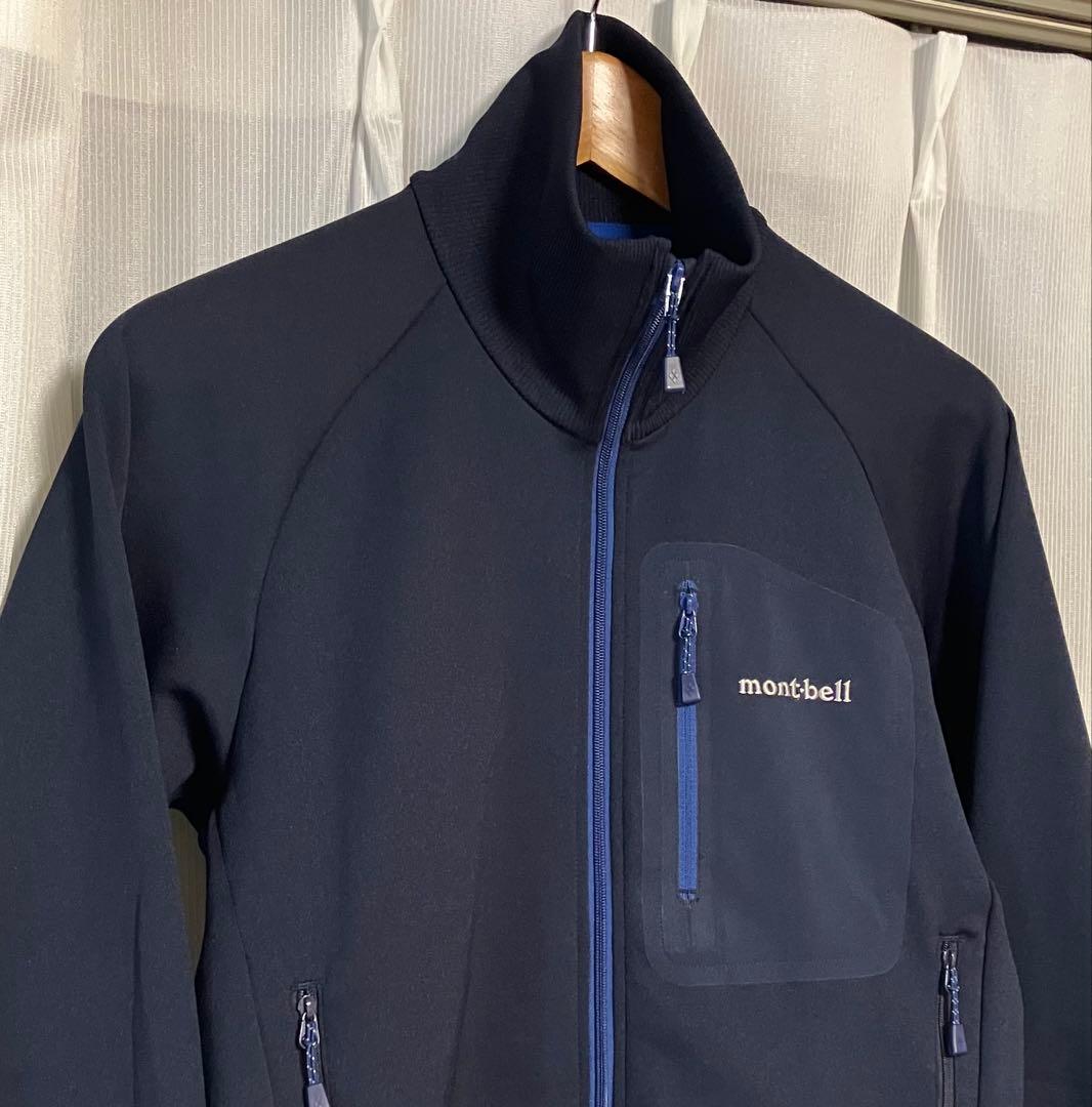 montbell モンベル マウンテンジャージ 上下 セットアップ S ネイビー
