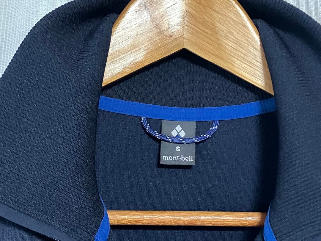 montbell モンベル マウンテンジャージ 上下 セットアップ S ネイビー
