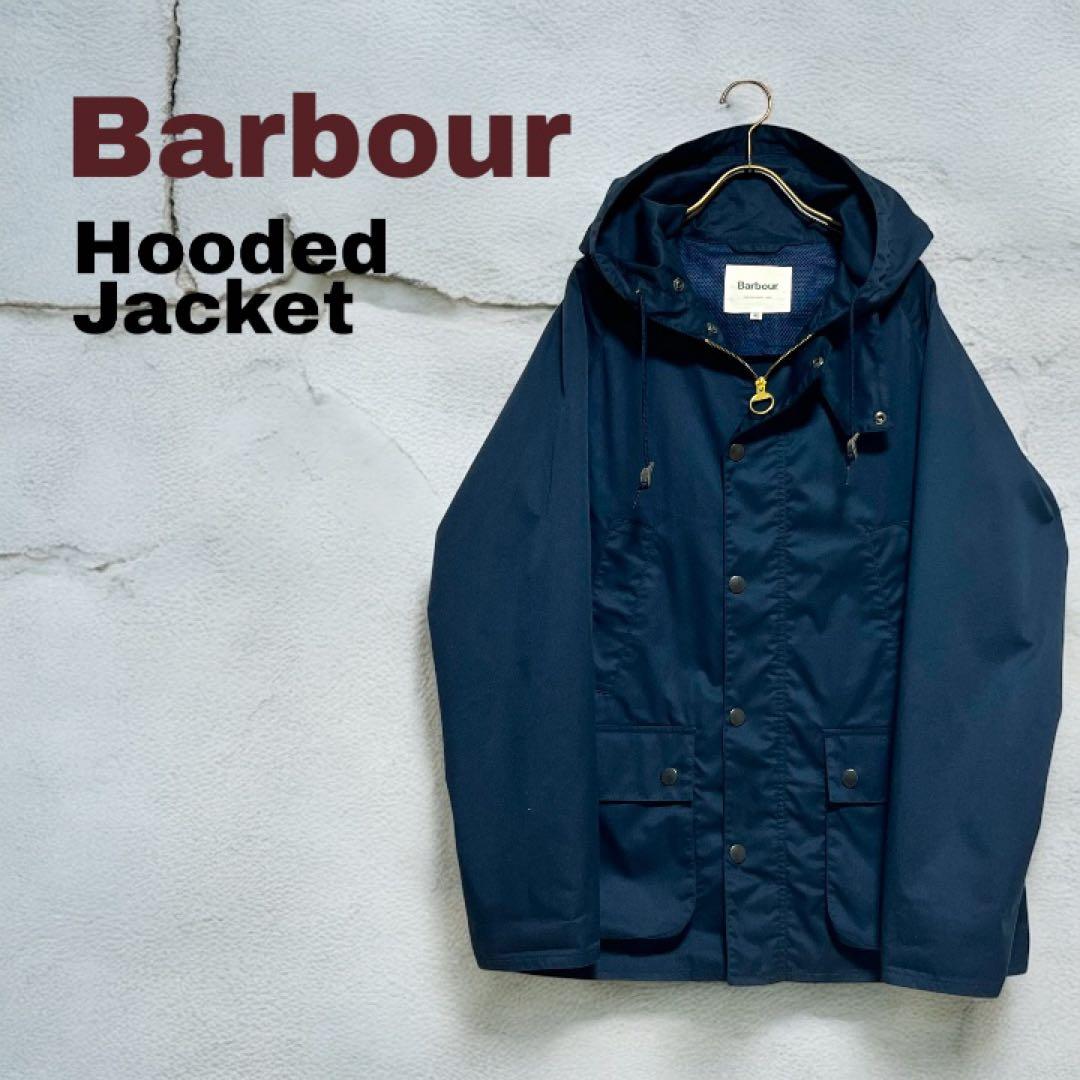 春の羽織りに◎Barbour フーデッド ビデイルノンオイル ジャケット 40