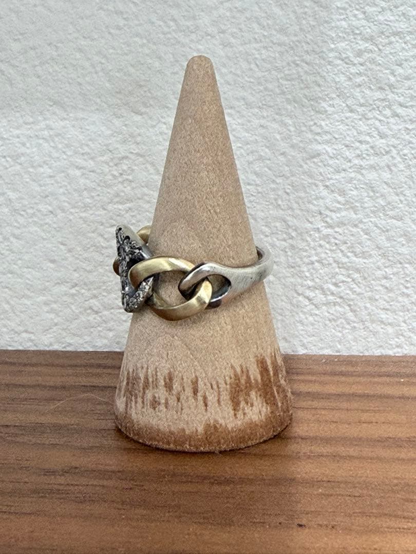 hum HUMETE PAVE RING ハムエタ　パヴェリング　13号　美品