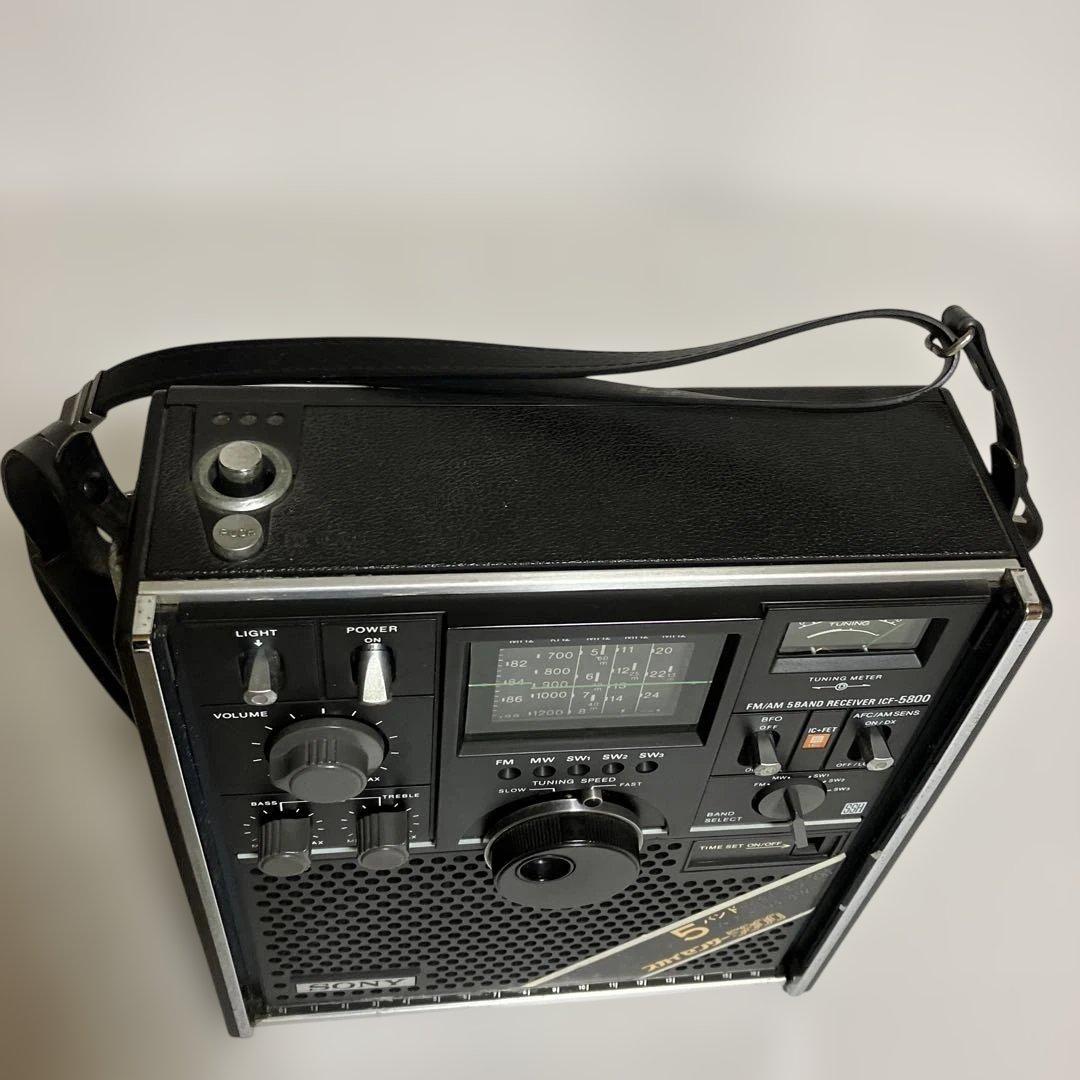 ソニーＢＣＬラジオ　ＩＣＦー５８００　　　　スカイセンサー　完動品