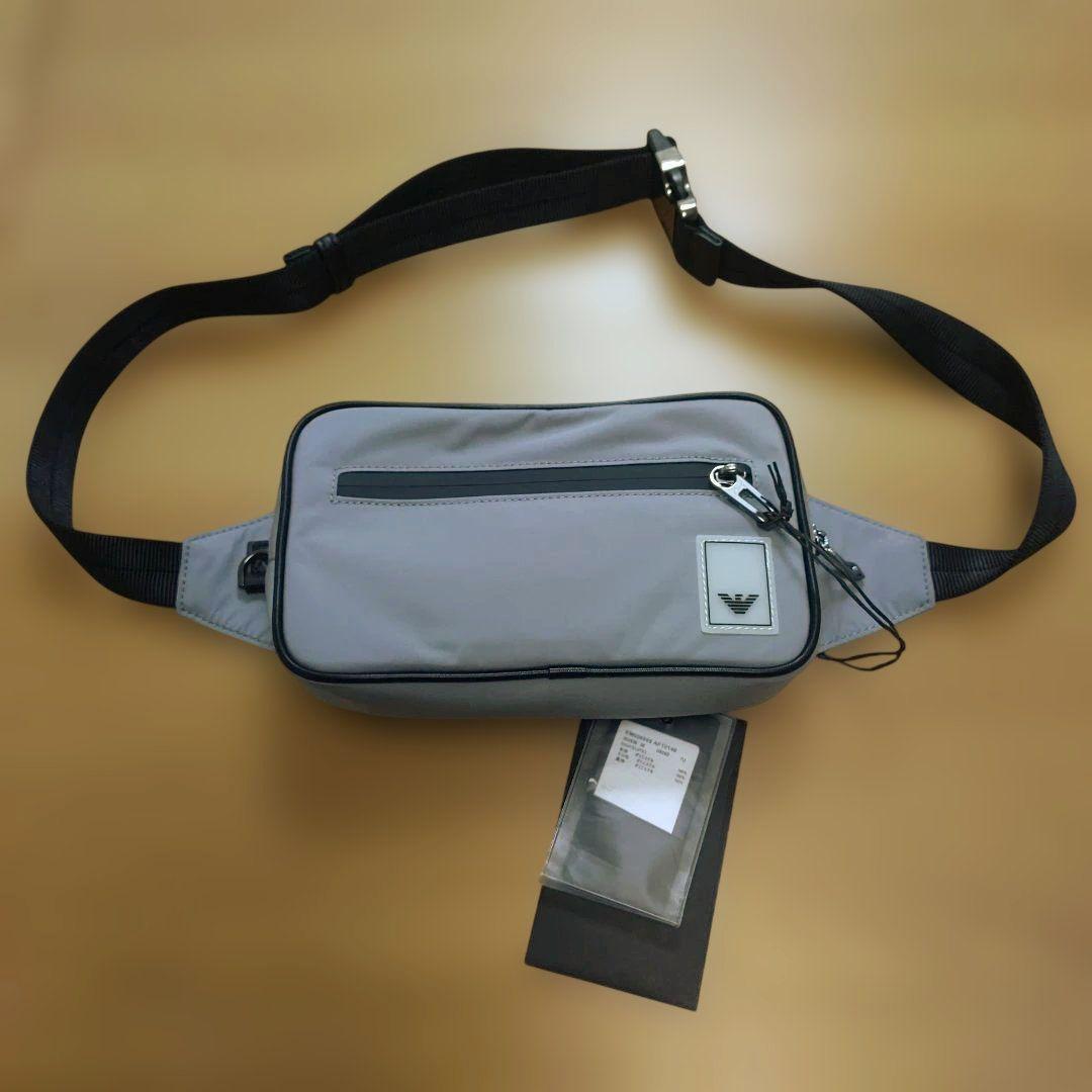 EMPORIO ARMANI MARS-SUPERIO ボディバッグ グレー