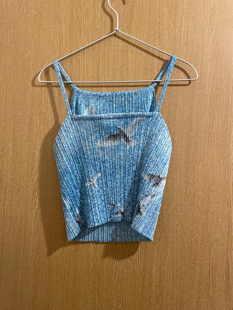 美品　プリーツプリーズ　キャミソール