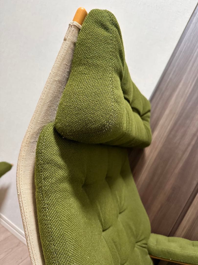 天童木工・ブルーノ・マットソン・ハイバックチェア・オットマン・セット