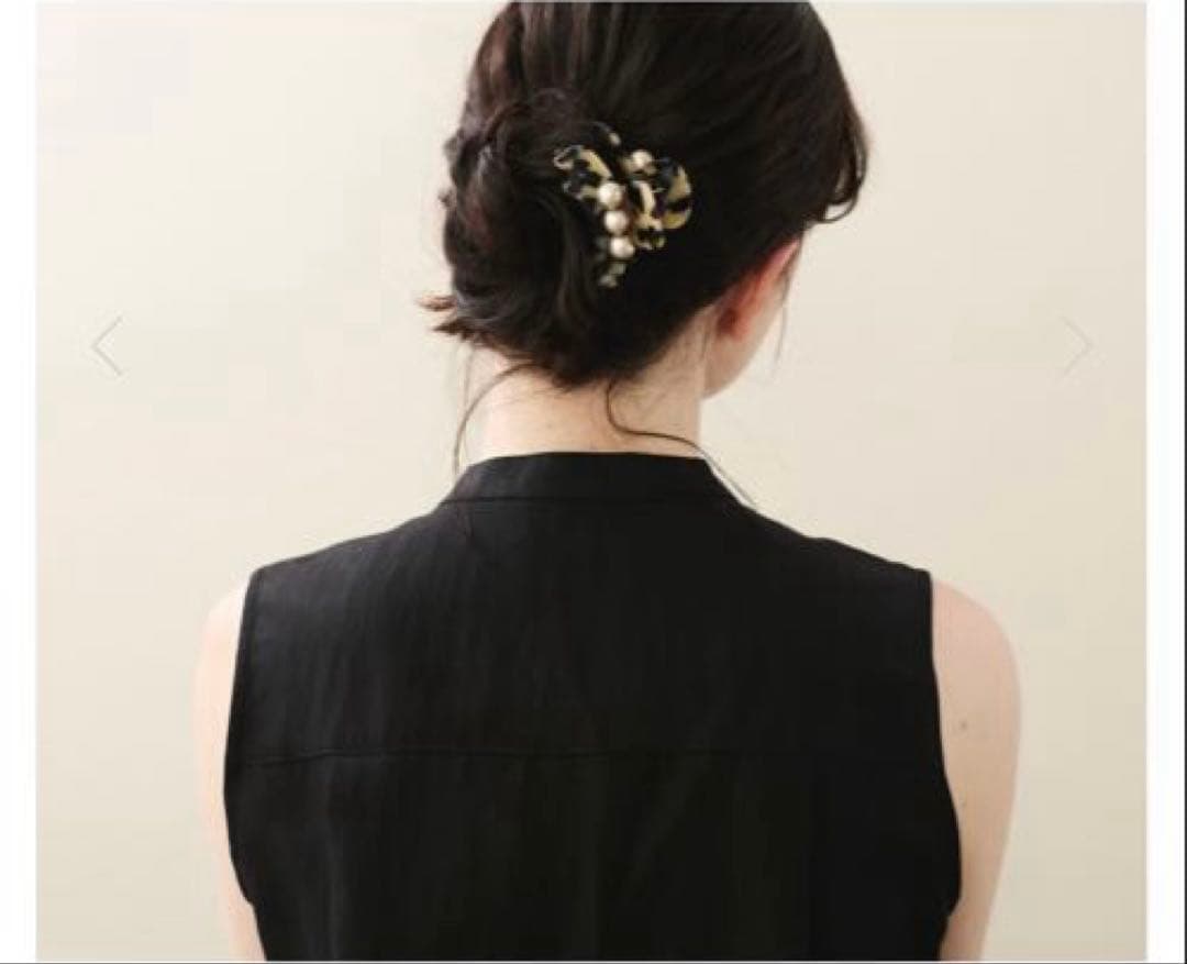 赤猫様ALEXANDRE DE PARIS♡新品♡Sクリップ♡パールベッコウ