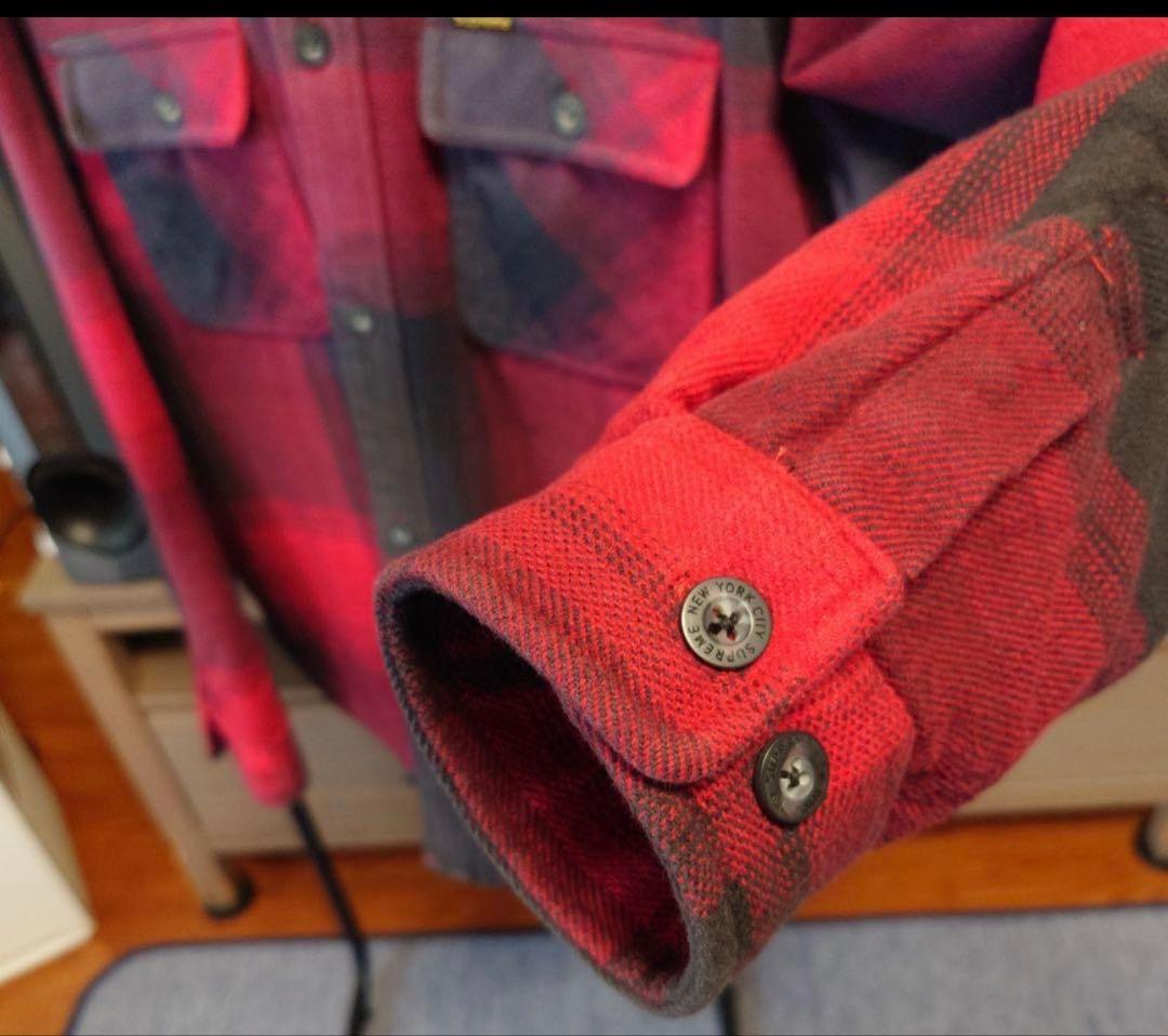 トップス 25SS Quilted Lined Hooded Flannel Shirt