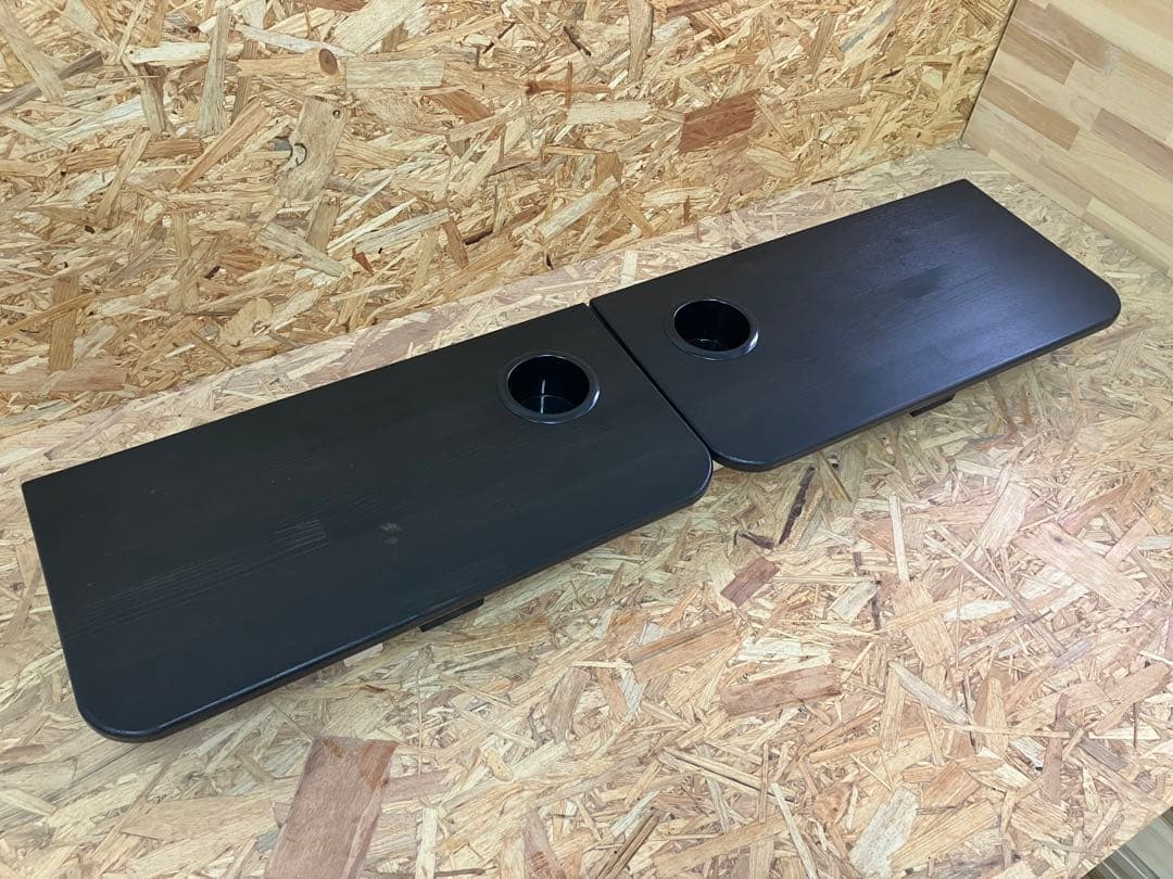 200系ハイエースセカンドテーブル(BK)600mm×300mm(2セット)