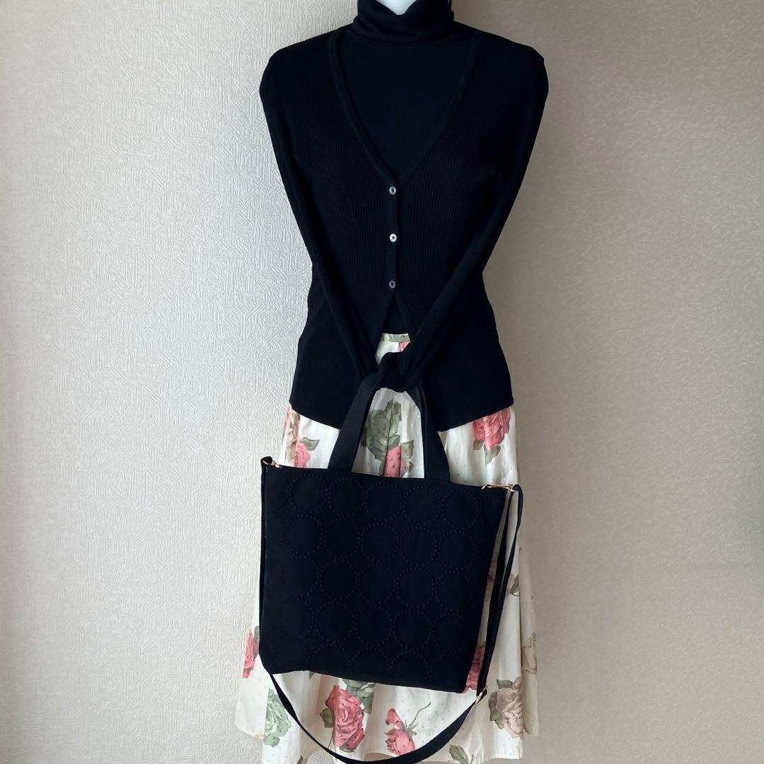 ミナペルホネン⚮ wolf&flower＋etc/2wayパッチバッグ