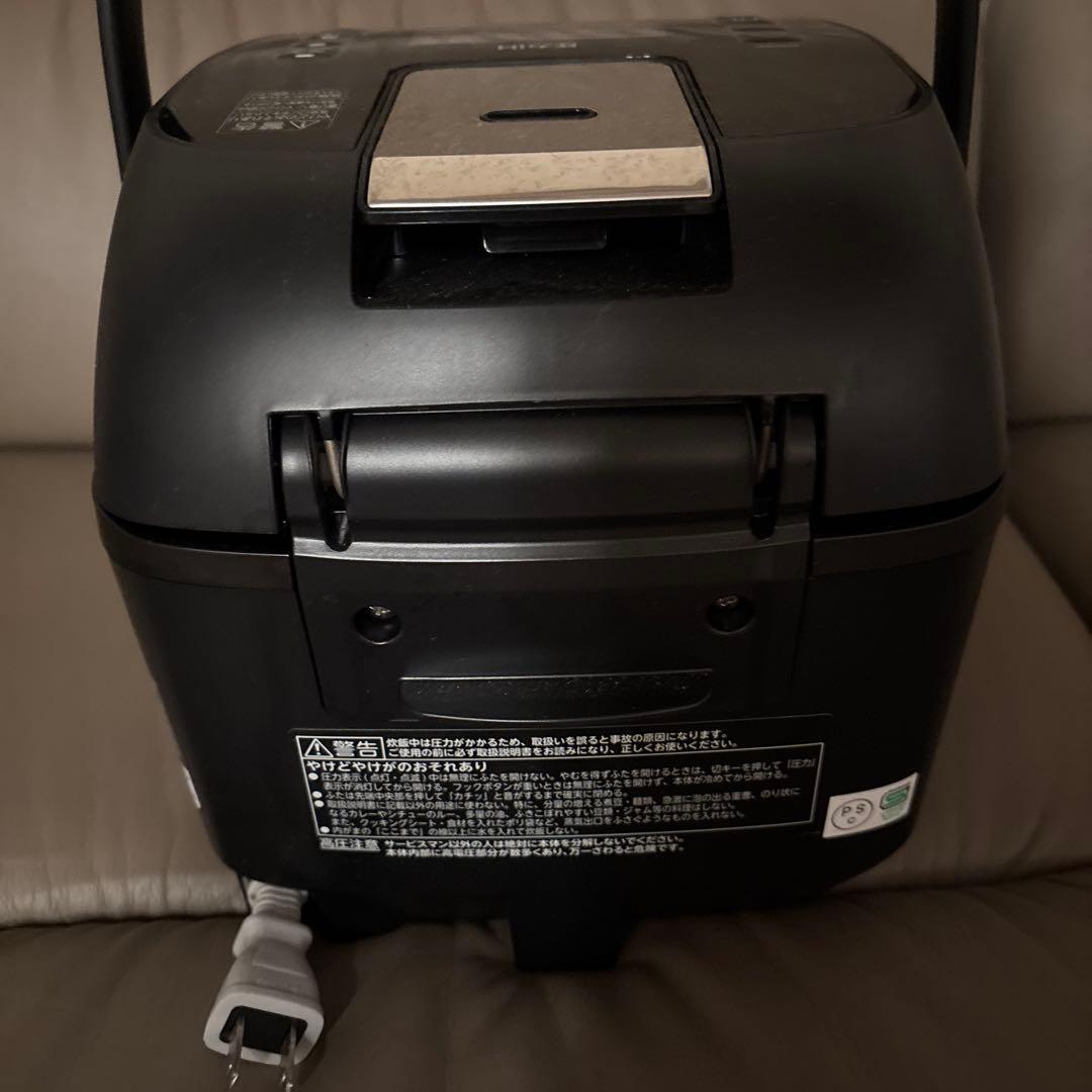 東芝 3.5合圧力IH炊飯器 RC-6PXR ブラック　2023年製