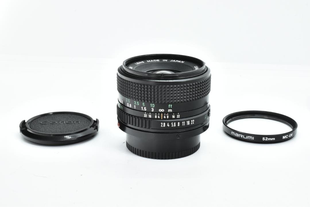【美品】キャノン New FD ニューFD 35mm f2.8 レンズ
