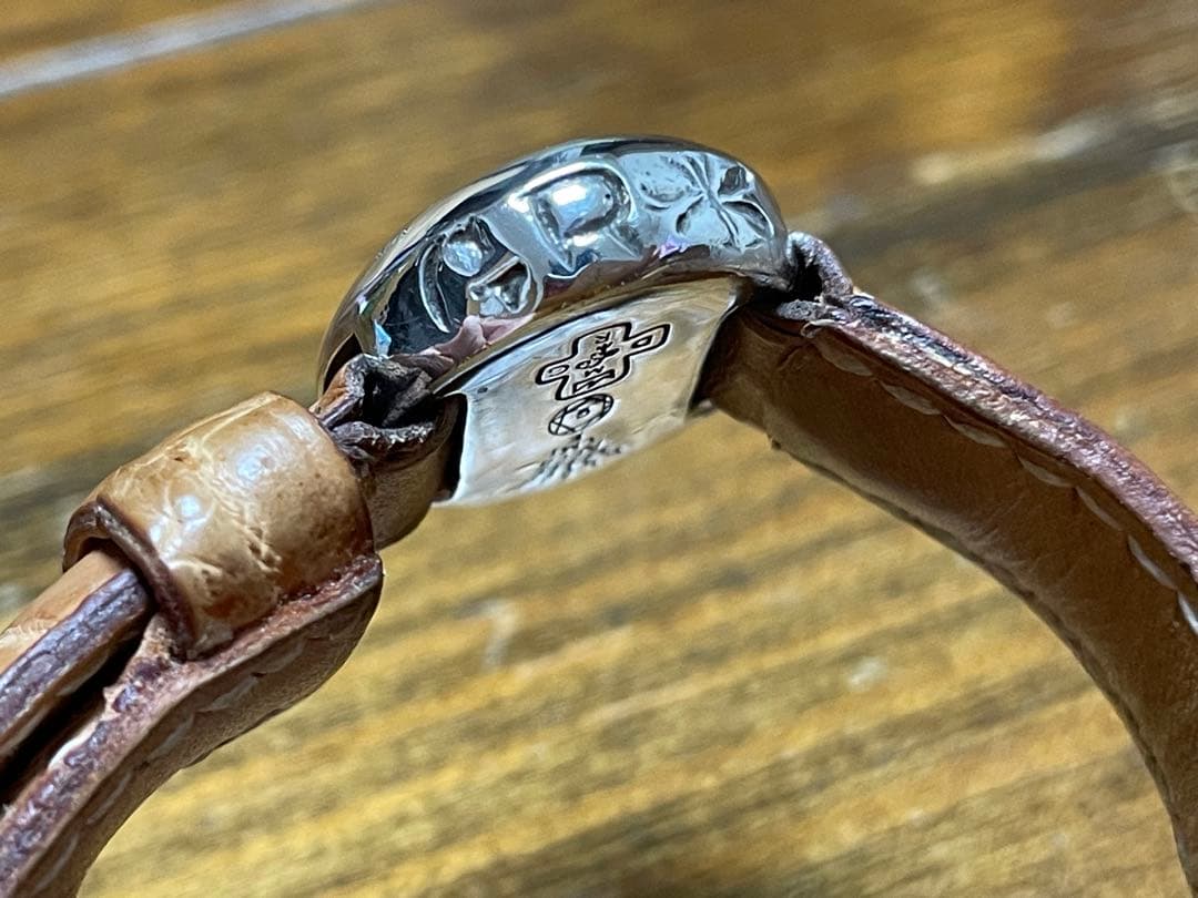 AccaLMIE レザーブレスレット シルバー アカルミー クロコ