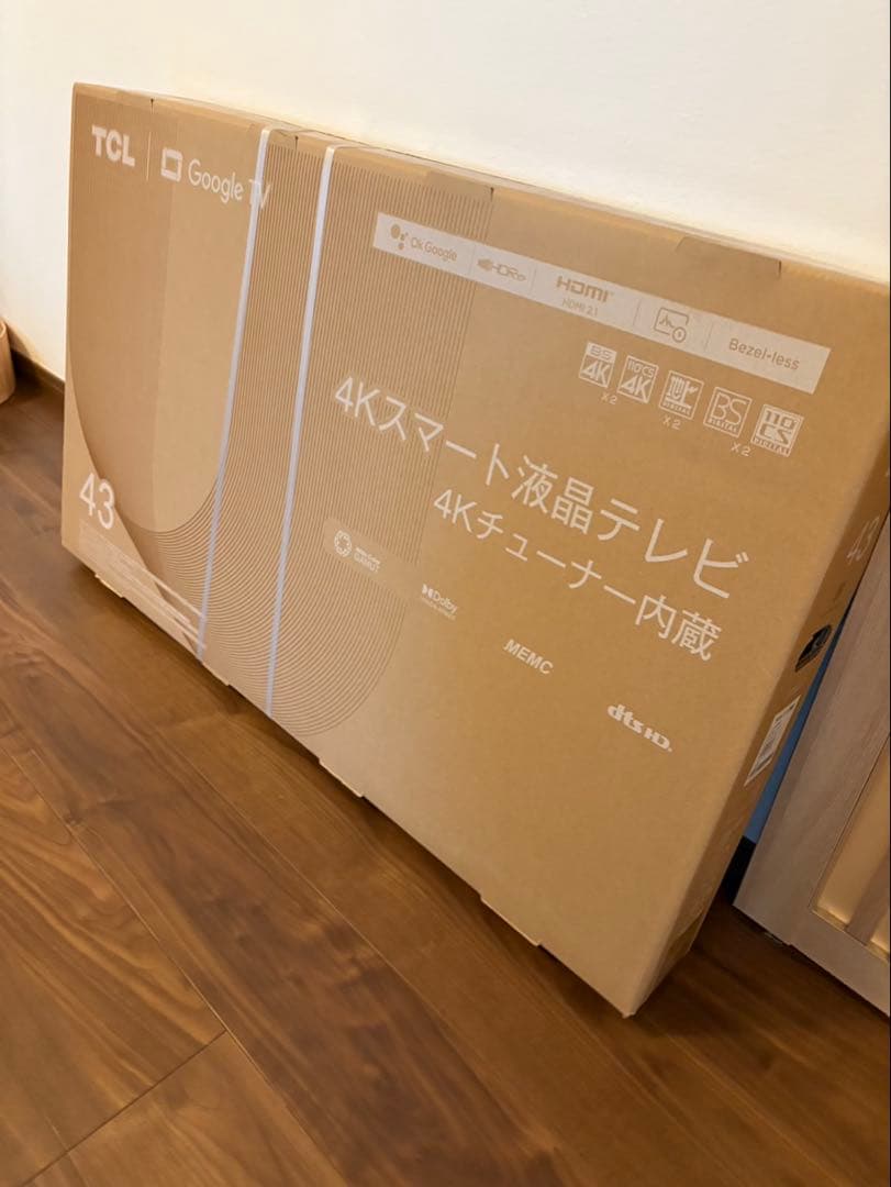 TCL 43P79B 43インチ 4K UHD テレビ