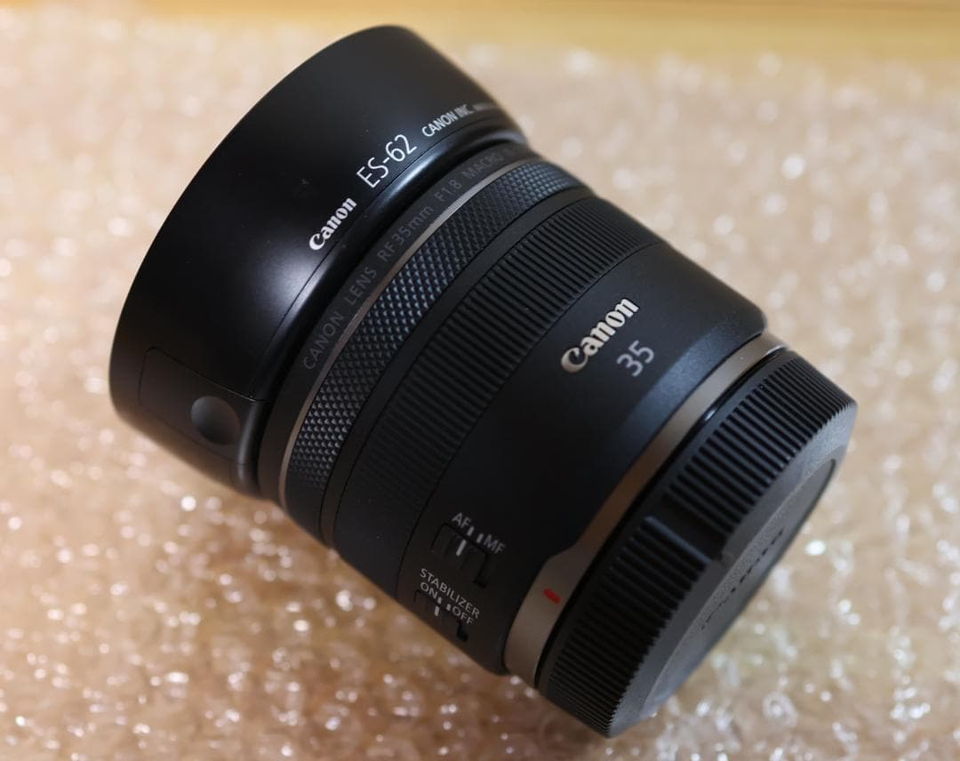 レンズ(単焦点) CANON RF35mm F1.8 MACRO IS STM + ES-62