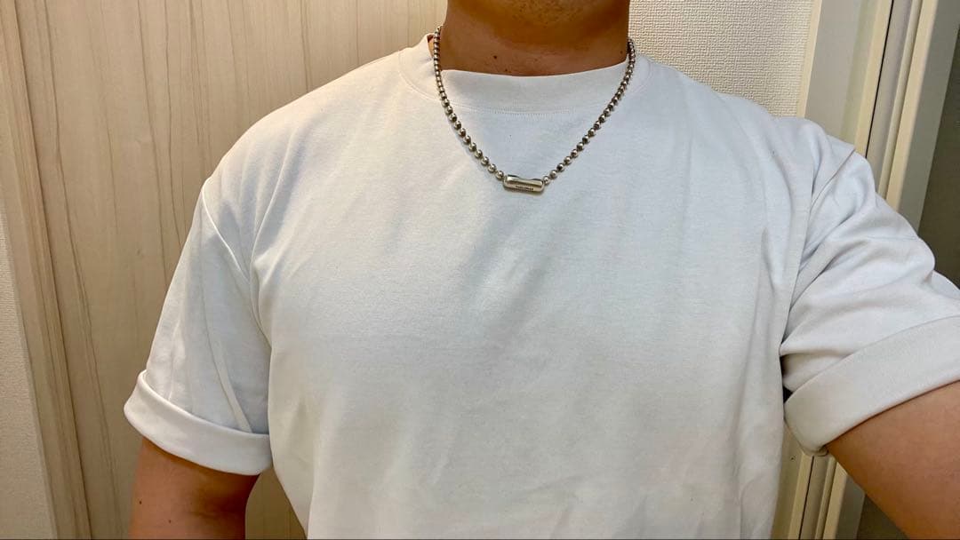 AMBUSH ボールチェーンネックレス シルバー