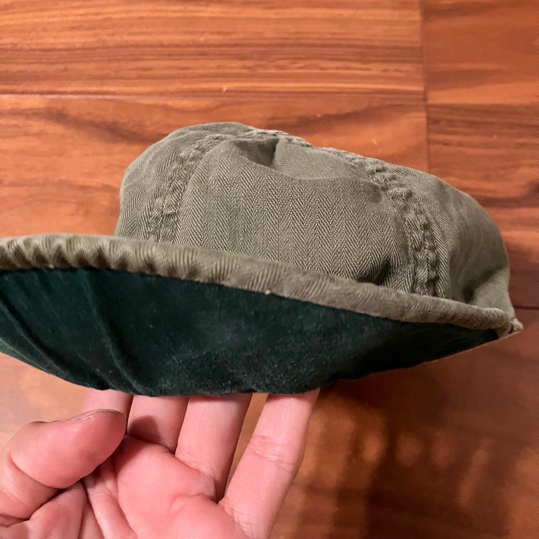 希少 40s US NAVY N-3 ヘリンボーン ワークキャップ ヴィンテージ