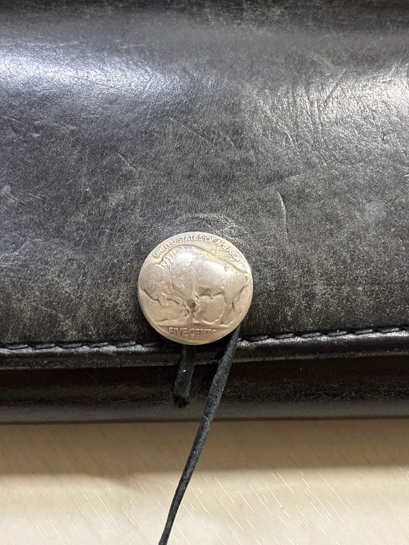 goro's（ゴローズ）2つ折りレザー長財布 ウォレット 黒