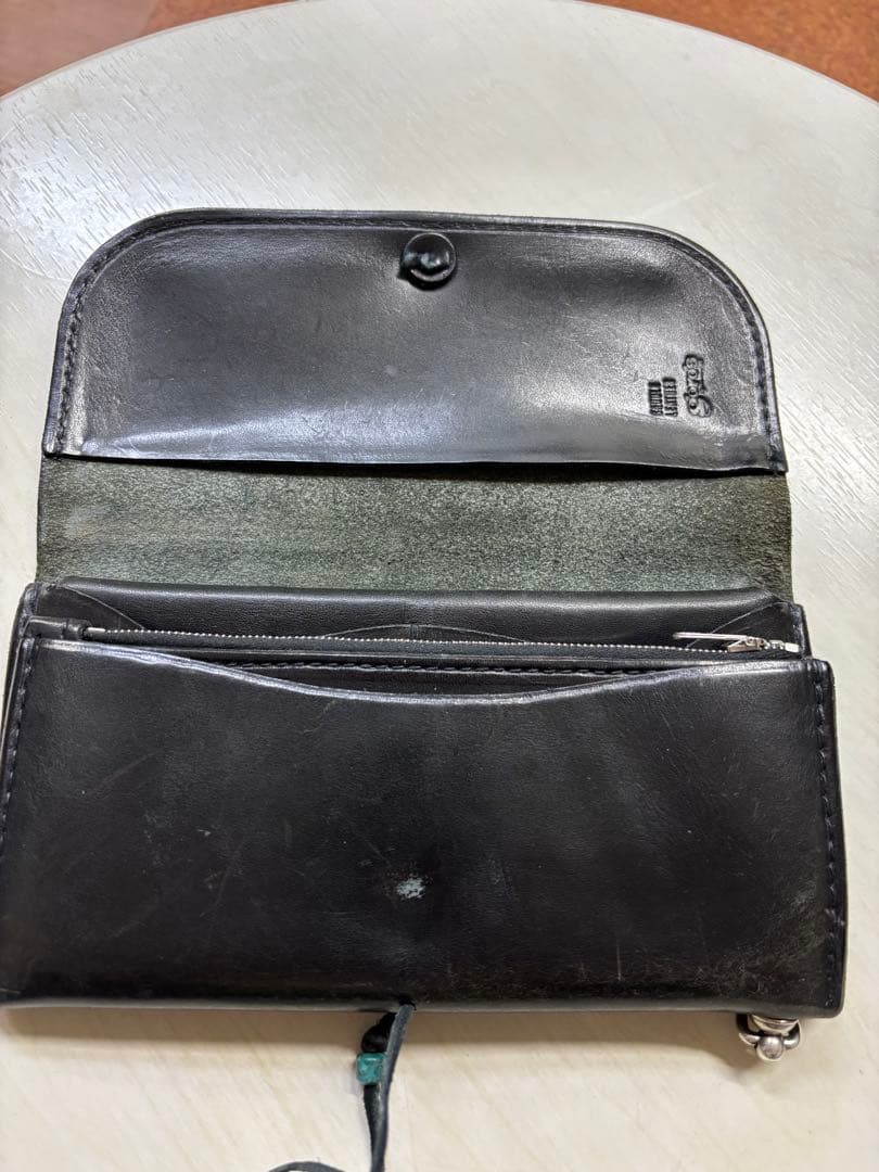 goro's（ゴローズ）2つ折りレザー長財布 ウォレット 黒