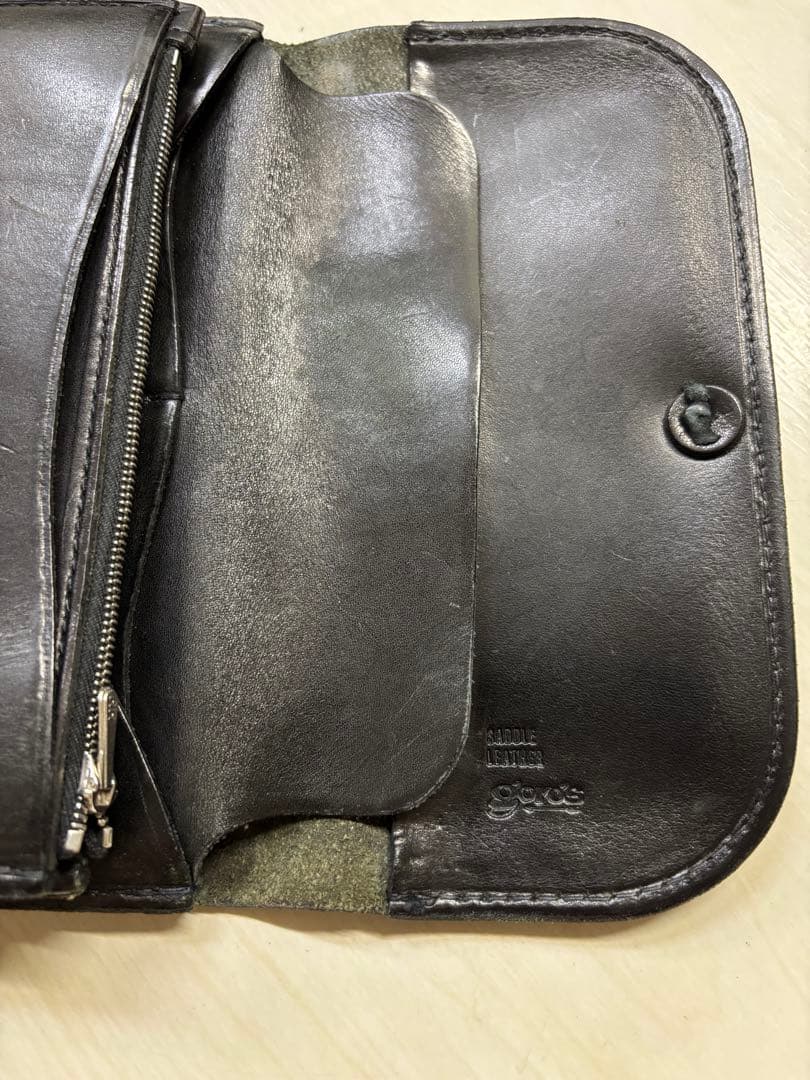 goro's（ゴローズ）2つ折りレザー長財布 ウォレット 黒