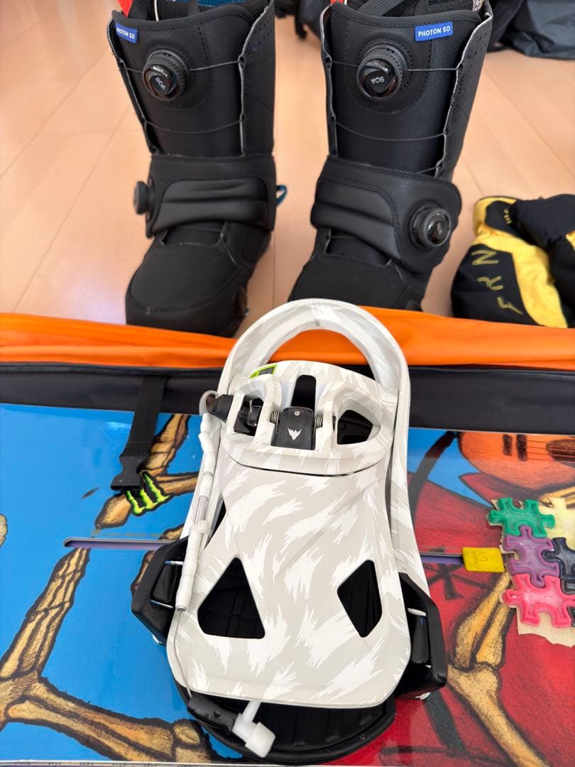 スノーボードウェアセット 迷彩柄 step on