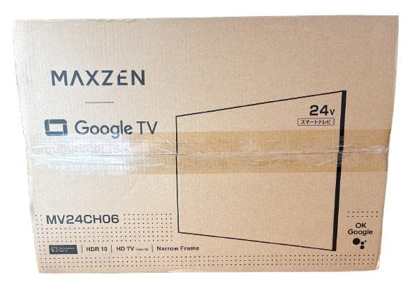 【美品 数日使用のみ】MAXZEN 24型 Googleテレビ スマート液晶