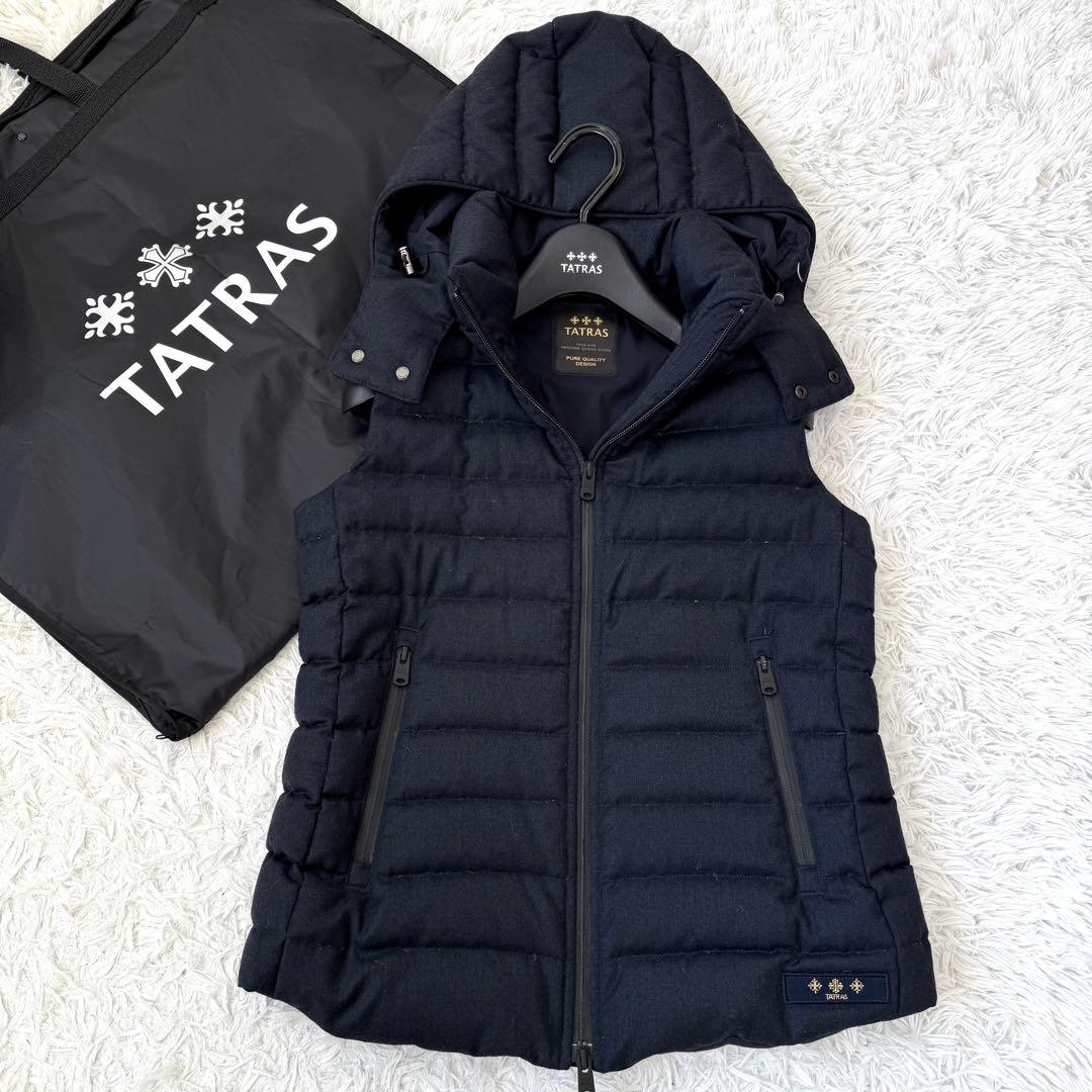 【最高級✨】タトラス ジョコンダ ウール 2way ダウンベスト ネイビー 03