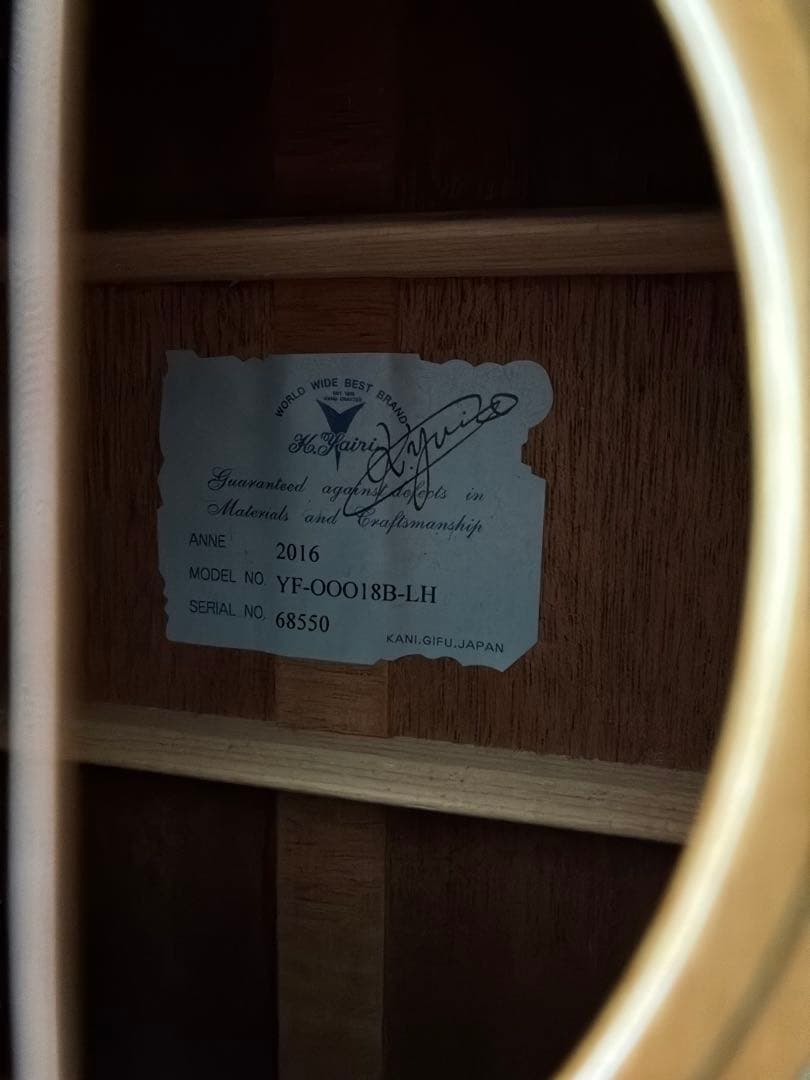 K.yairi YF-00018B LH レフティ