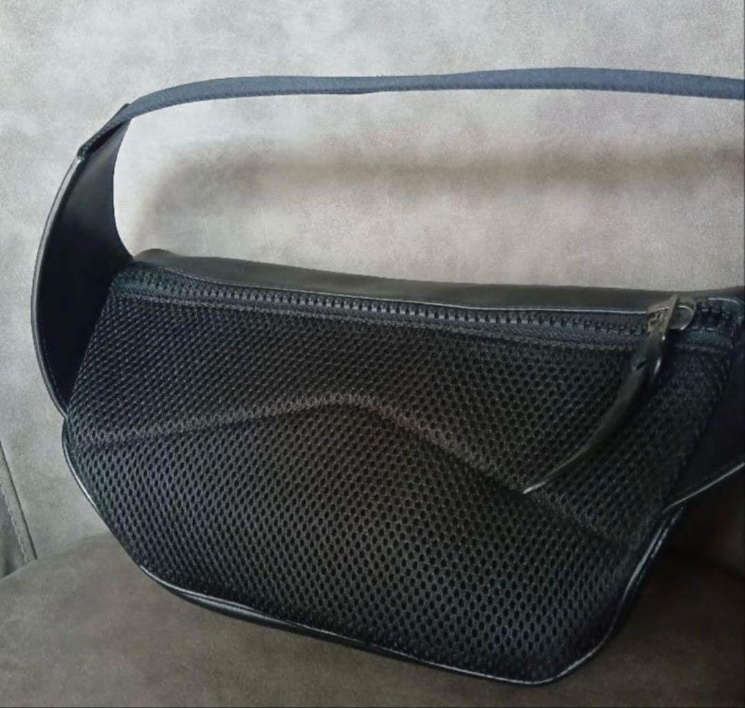 COACH/コーチ メンズ／レディース ブラック ボディバッグ ウエストポーチ