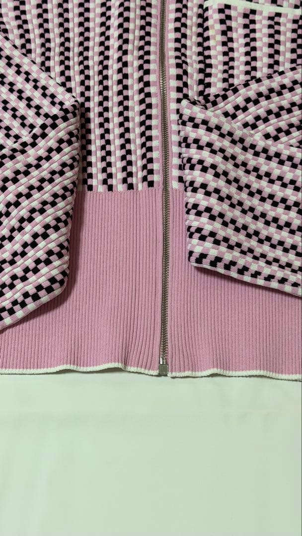 最終価格 ほぼ新品Sサイズ MIU MIU 伸縮性 カーディガン