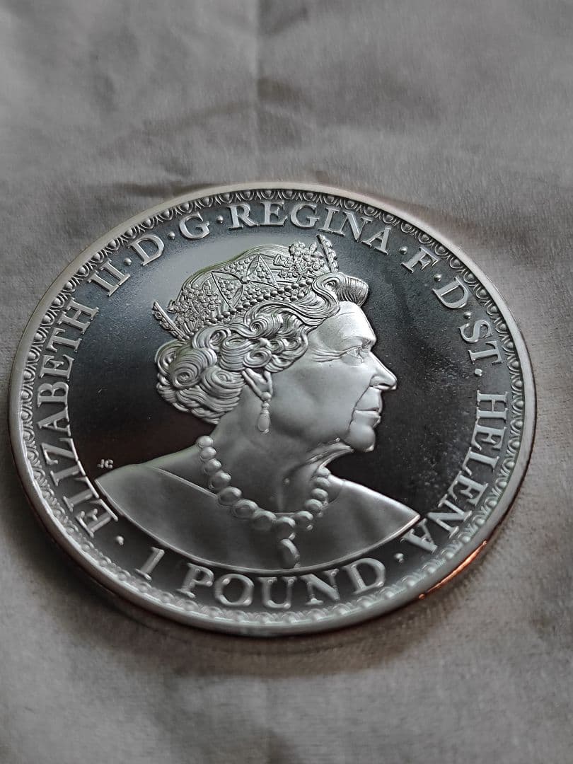 銀貨　99.9% 純銀　シルバー　セントヘレナ　ウナ　ライオン　銀貨　送料無料