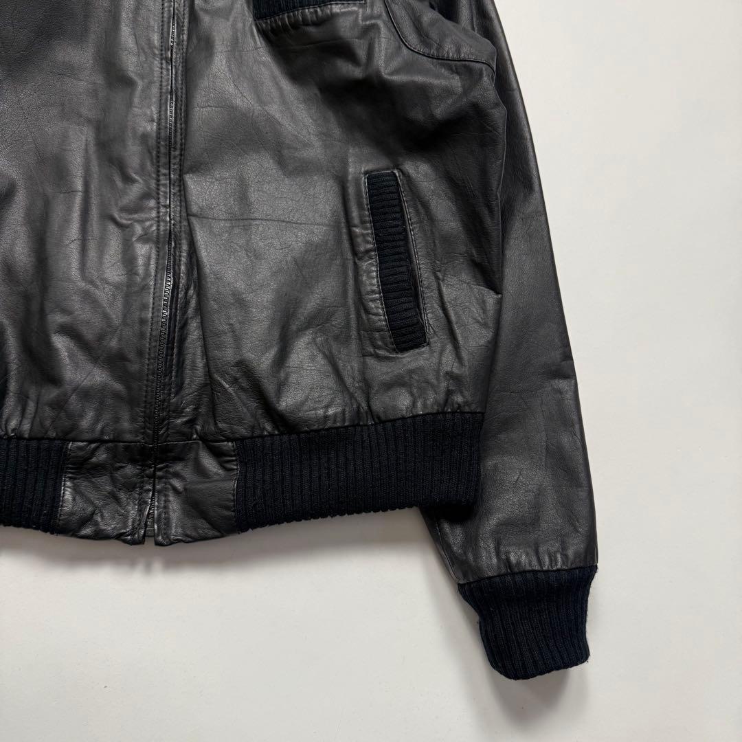 ジャケット・アウター 2000s ma-1 military leather jacket