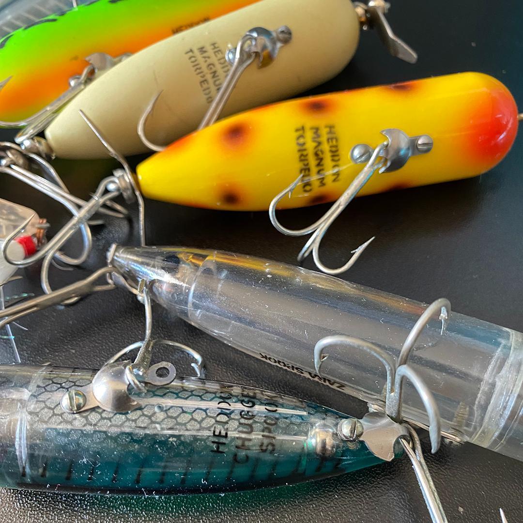 ［2005年代］アメリカンルアー（ヘドン他）14セット＋4ルアーおまけ付き