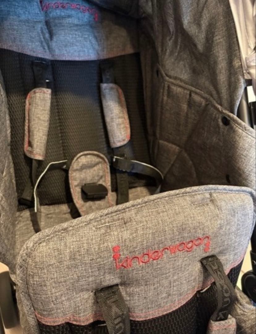 【美品】キンダーワゴン ベビーカー　日本育児 DUOシティHOPII ２人乗り