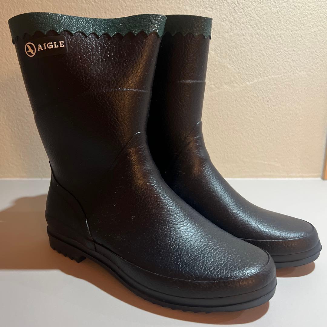 【新品未使用】AIGLE エーグル/BISON レインブーツ/MARIEN