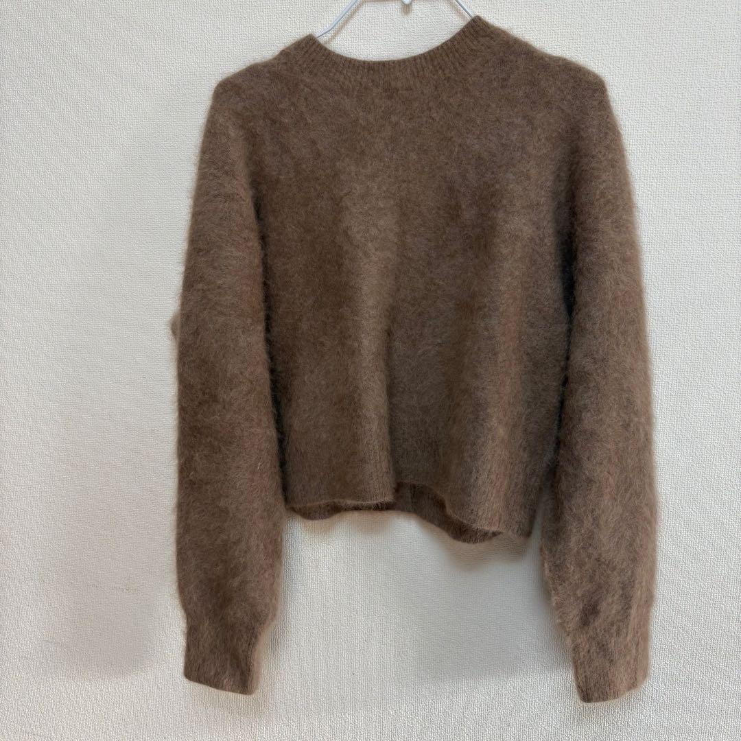 極美品✨【PLAGE】 Fur Back Open プルオーバー キャメル