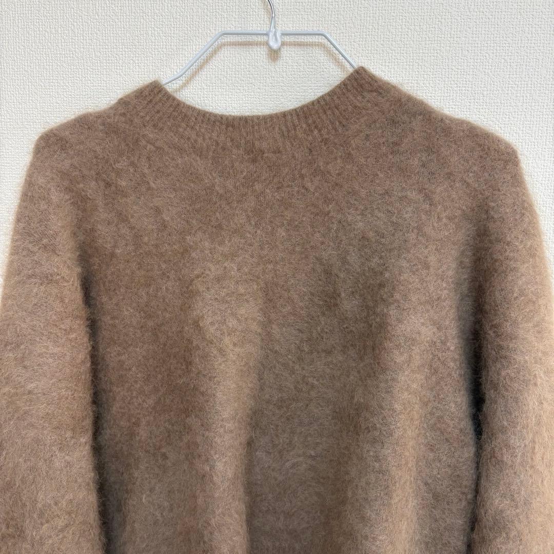 極美品✨【PLAGE】 Fur Back Open プルオーバー キャメル