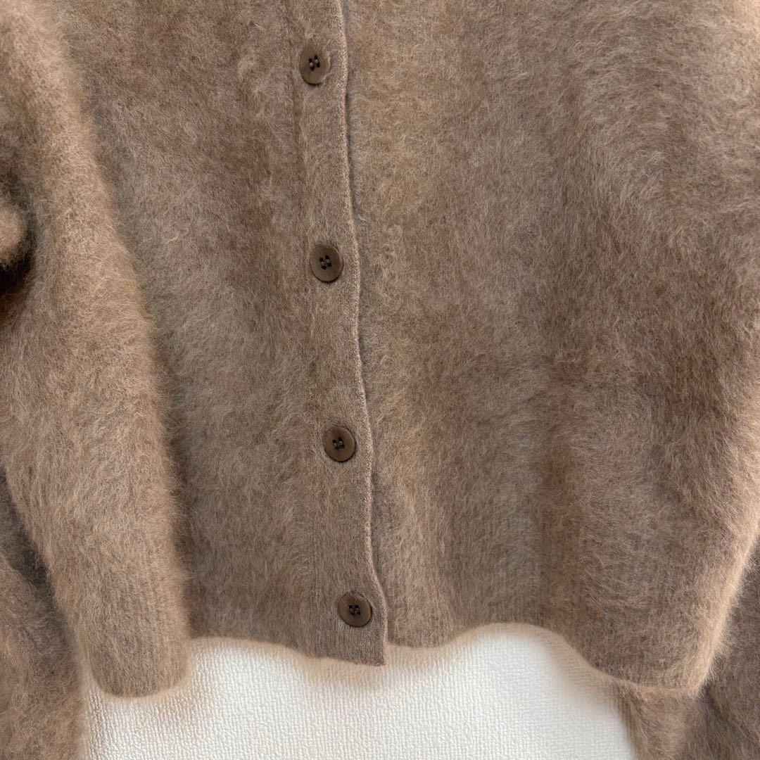 極美品✨【PLAGE】 Fur Back Open プルオーバー キャメル