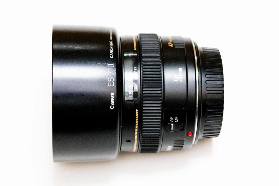 Canon キヤノン EF50mm F1.4 USM（保護フィルター付）｜実用品