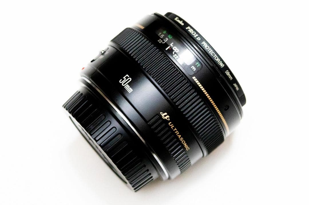 Canon キヤノン EF50mm F1.4 USM（保護フィルター付）｜実用品