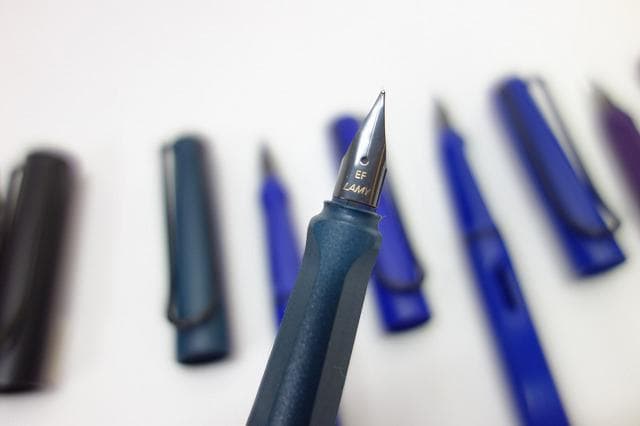 WANCHERレザー製13本挿しペンケース LAMY サファリ 万年筆 6本