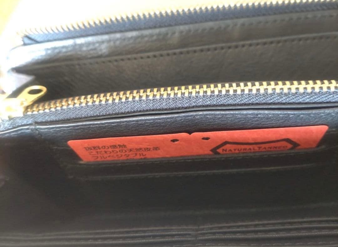 新品未使用　JAPANFACTORY栃木レザー長財布 牛革 小さめ長財布