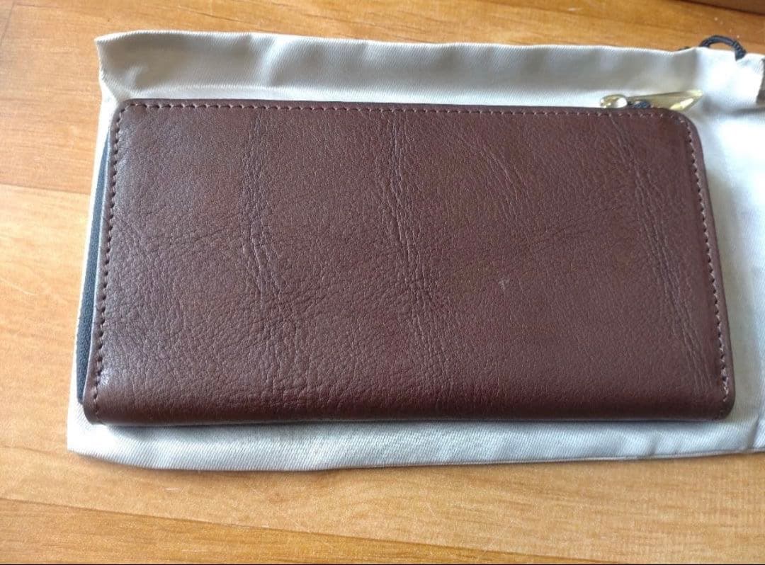 新品未使用　JAPANFACTORY栃木レザー長財布 牛革 小さめ長財布