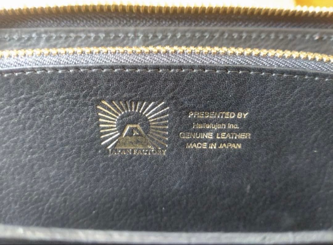 新品未使用　JAPANFACTORY栃木レザー長財布 牛革 小さめ長財布