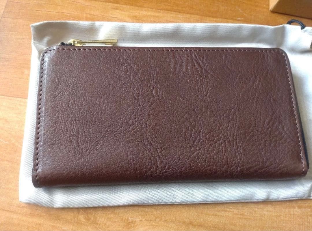 新品未使用　JAPANFACTORY栃木レザー長財布 牛革 小さめ長財布