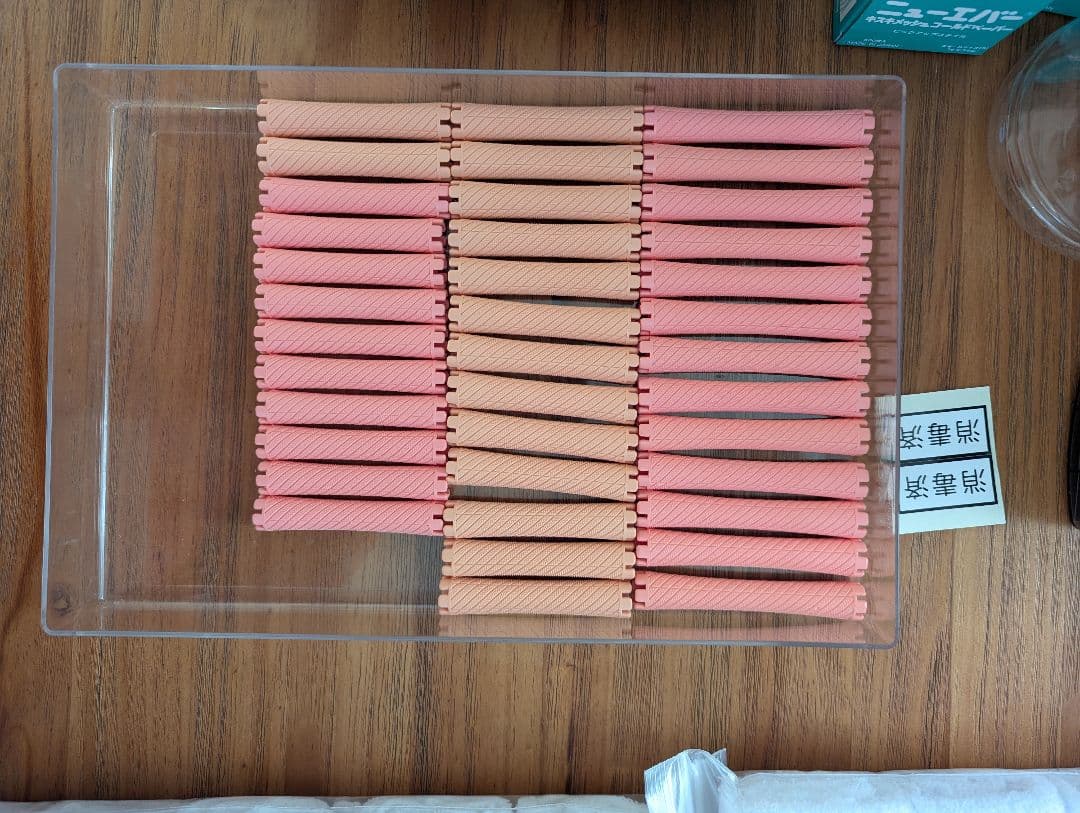 美容師国家試験ウェーブウィッグロッドセット（ロール、ビューティーバンド付き）