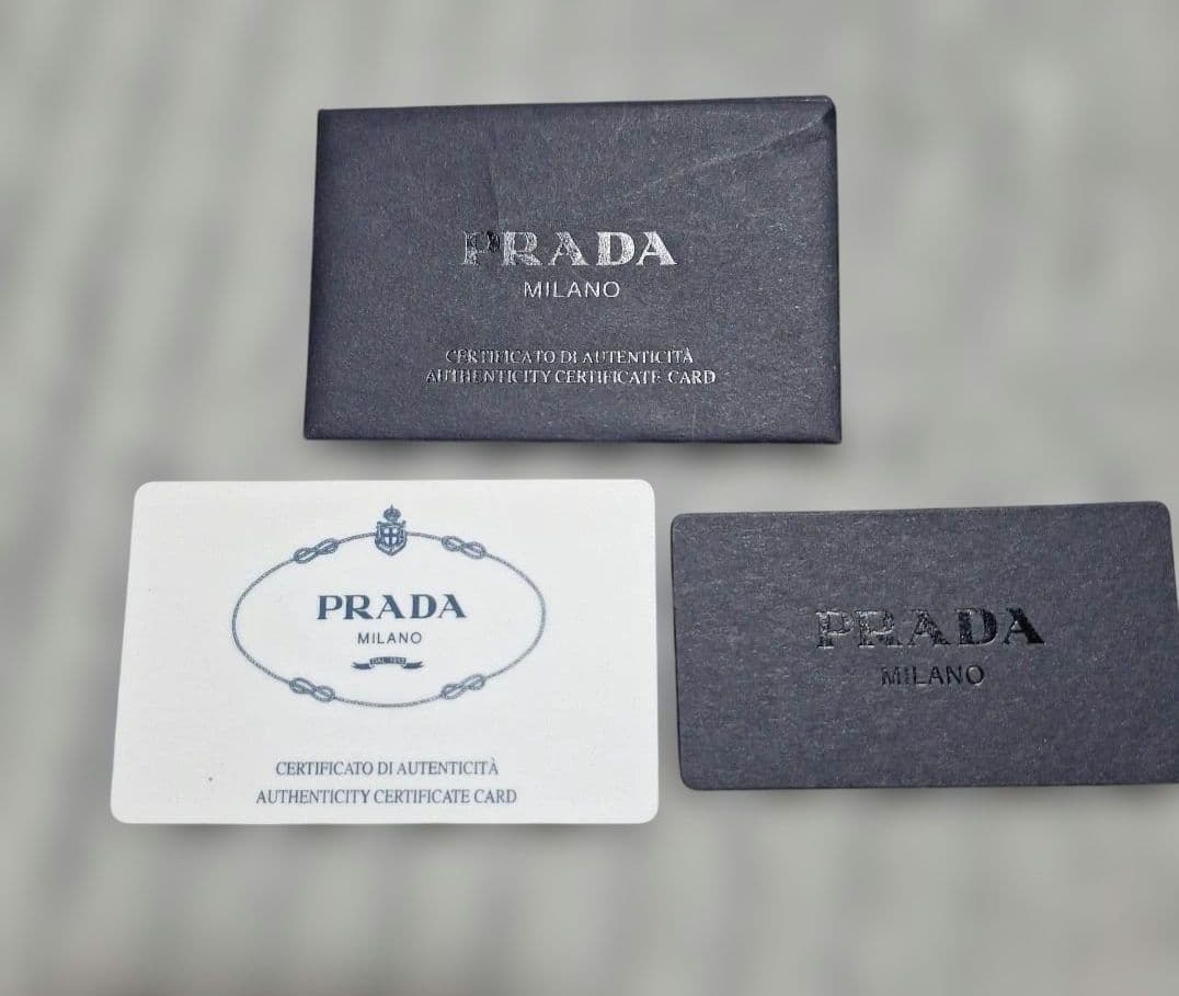 mer.yPRADA ブラック ナイロン ドローストリングバッグ