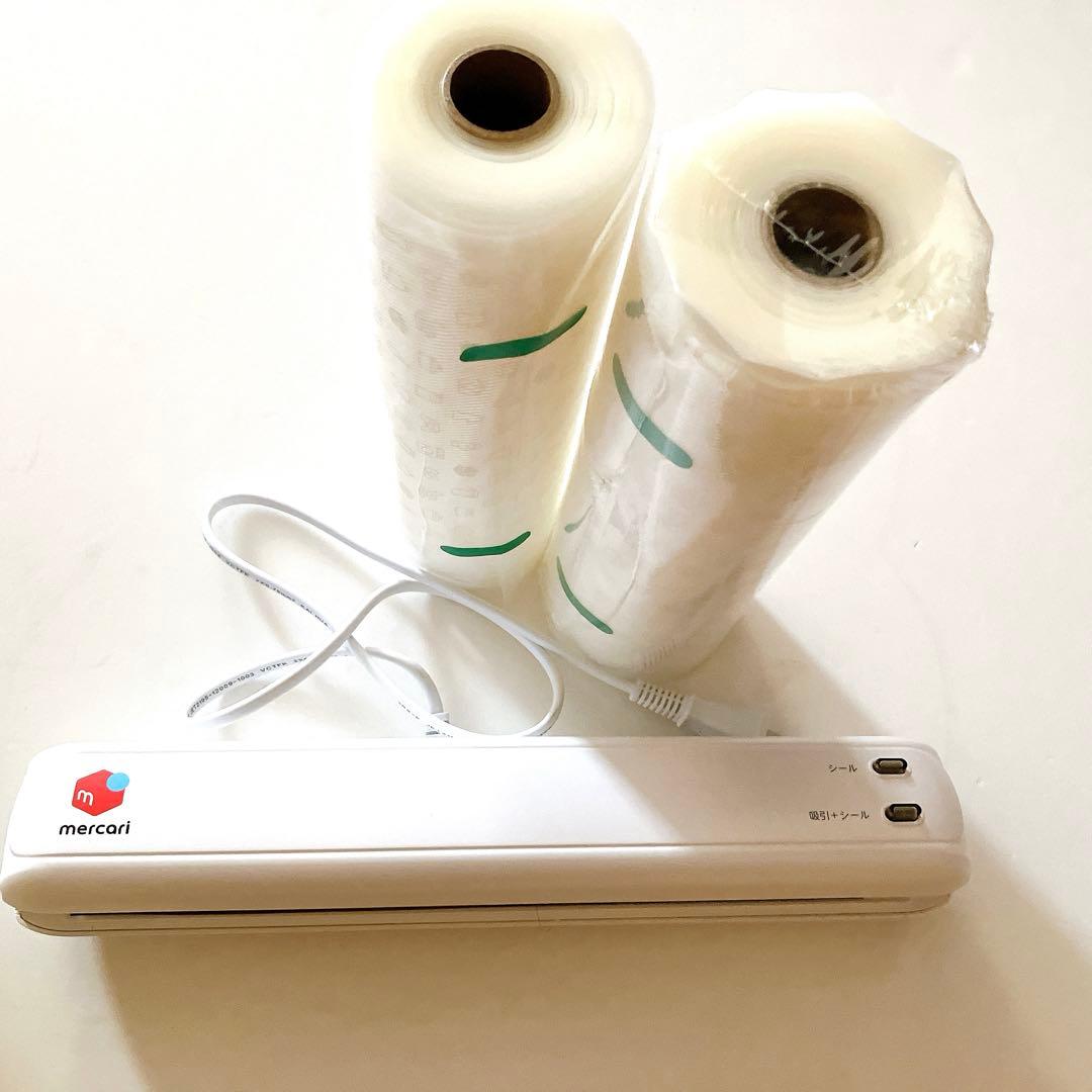 dretec×メルカリ 衣類用圧縮シーラー 圧縮ロールフィルムセット